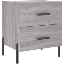 vidaXL Nachttisch Grau Sonoma 40x35x47,5 cm)
