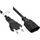 Good Connections GC P0300-S020 - Verlängerung Euro-Stecker Typ C, schwarz, 2 m