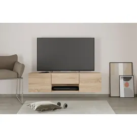 FMD Brighton Lowboard 140 cm Braun Holz