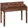 FineBuy Schreibtisch Sheesham Massivholz 115 x 60 x 100 cm