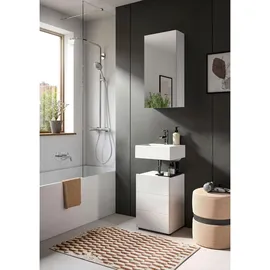 xonox.home Waschbeckenunterschrank Vira Weiß Hochglanz 56 cm