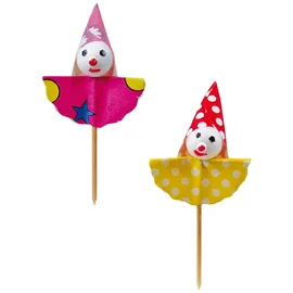 vepatim Deko-Picker Clown 8,5 cm 100 St.