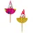 vepatim Deko-Picker Clown 8,5 cm 100 St.