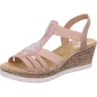 Rieker Keilsandalette in rosa | Gr.: 40