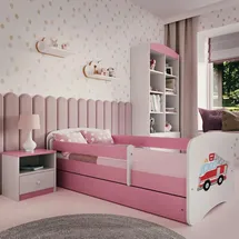 raumhirsch furniture Kinderbett Raumhirsch 80 x 180 cm Holzwerkstoff rosa
