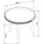 [en.casa] Bongard Weiß Bambus Ø60 x 45 cm