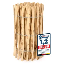 Garronda Staketenzaun 500 x 80 cm Haselnuss
