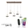 Paul Neuhaus Q-Rotate 5-flg. LED 31,00 cm braun Aluminium
