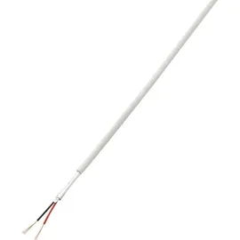 TRU Components 1567173 Alarmkabel LiYY 2 x 0.14 mm2 Weiß 50 m