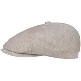 Stetson Brooklin Schirmmütze Ballonmütze Fischgrat Herren Damen Frühling Sommer beige XL (60-61 cm) - XL