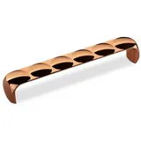 SO-TECH® Möbelgriff SW45 BA 160 - 320 mm verschiedene Oberflächen - incl. Schrauben, Griff Schrankgriff Schubladengriff - incl. Schrauben rot Bohrlochabstand: 160 mm