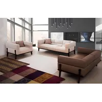 Sofagarnitur 3+2+1 Couch Polster Textil Sitz Polster Garnitur Stoff Design Sofas