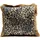 Kare Kissen Leo Fringe 45 x 45 cm Braun/Schwarz
