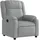 vidaXL Relaxsessel mit Liegefunktion Polyester 95 x 99 x 95 cm Hellgrau