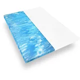 Hochwertiger Matratzentopper aus Gelschaum mit waschbarem Bezug | Bequeme Matratzenauflage 100x200 | Mister Sandman