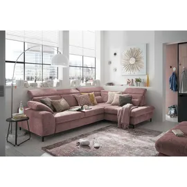 Set One by Musterring Eckcouch Polyester 3-Sitzer Braun