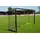 Netsportique Fußballtor aus Stahl - Verschiedene Größe - Schwarz - Bodenverankerung und Transporttasche inkl. - Schwarz