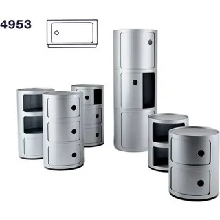 Componibili Modul niedrig rund weiß