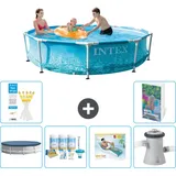 Frame Pool Rund - 305x76 Cm - 7-teilig  S172