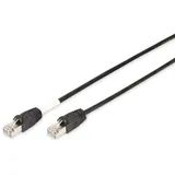 Digitus DK-1644-050/BL-OD RJ45 Patchkabel CAT 6 S/FTP 5.00 m Schwarz UV-Beständig, verdrillte Paare 1 St.