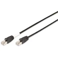 Digitus DK-1644-050/BL-OD RJ45 Patchkabel CAT 6 S/FTP 5.00 m Schwarz UV-Beständig, verdrillte Paare 1 St.