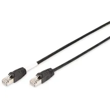 Digitus DK-1644-050/BL-OD RJ45 Patchkabel CAT 6 S/FTP 5.00 m Schwarz UV-Beständig, verdrillte Paare 1 St.
