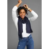 LAURA SCOTT Schal in nachtblau - Gr.: onesize