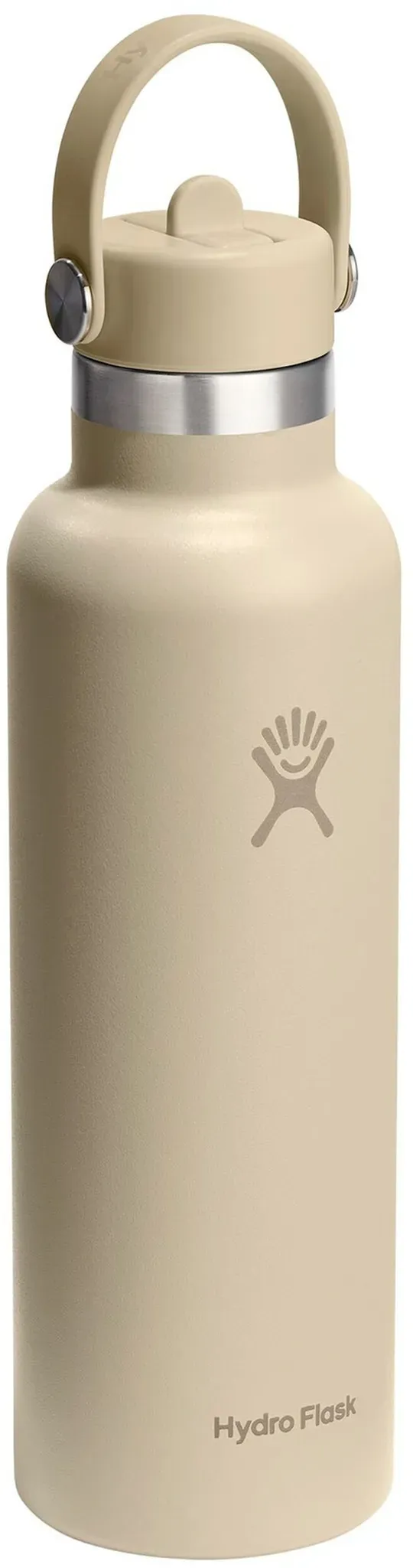 HydroFlask Trinkflasche mit Strohhalm 621ml, beige