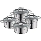 Silit Topf-Set 4-tlg. Mini-Topf-Set mit Glasdeckel