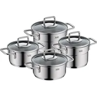 Silit Topf-Set 4-tlg. Mini-Topf-Set mit Glasdeckel
