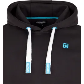 Riverso Herren Regular Fit RIVLinus Kapuzenpullover Regular Fit Schwarz 3XL