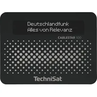 TechniSat CABLESTAR 100 Digitalradio-Empfangsteil, Schwarz