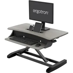 Ergotron WorkFit-Z mini Steh-Sitz Arbeitsplatz mit 31,8 cm Höhenverstellung