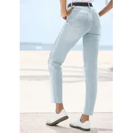 LASCANA Ankle-Jeans Damen light blue washed Gr.42