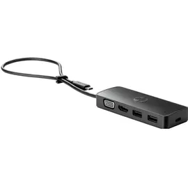 HP USB-C Travel HUB Port Replicator - USB-C - VGA, HDMI