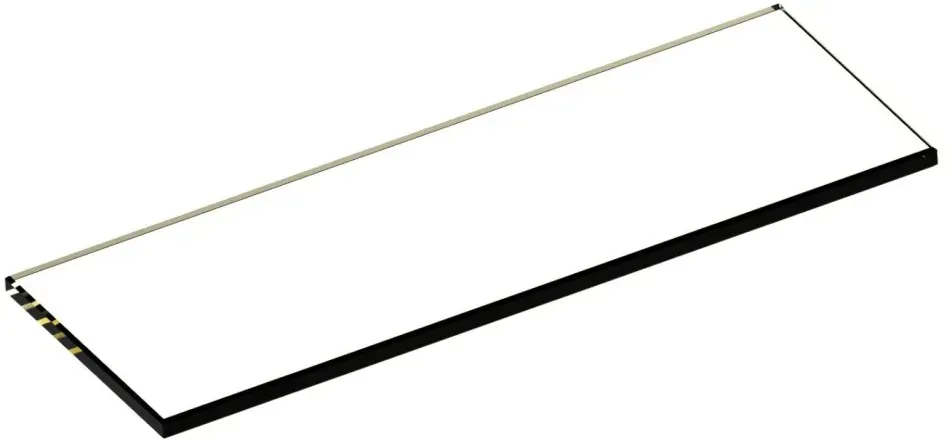 Keuco Glasabl. kurz Ersatzteil SPS 90110 225x80x6mm, 90110000063 90110000063