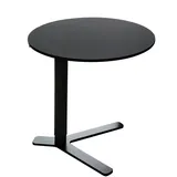 lapalma YO Beistelltisch | Fenix schwarz | runde Platte | höhenverstellbar