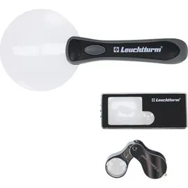Leuchtturm LED Lupenset "LOOK", Vergrößerung 2,5x - 10x