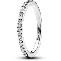 Pandora Timeless Funkelnder Band-Ring aus Sterling Silber mit Cubic Zirkoniastein verziert, Größe: 58, 192999C01-58
