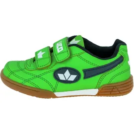 LICO Bernie V Hallenschuhe, Grün Marine Weiß, 32 EU