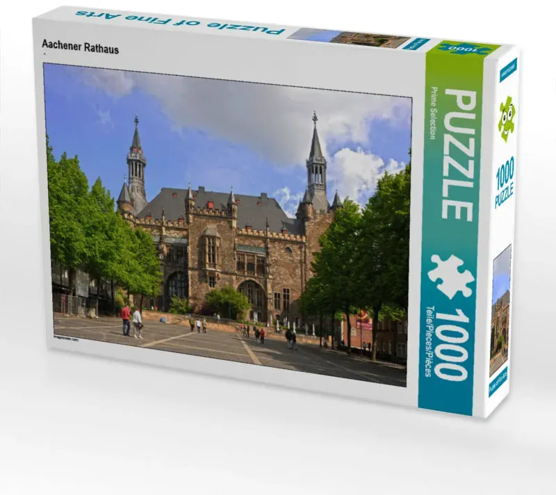 Aachener Rathaus - CALVENDO Foto-Puzzle - 1000 Teile