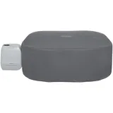 BESTWAY Xtras EnergySense Plus Thermo-Komplettabdeckung grau 201 x 201 x 80 cm
