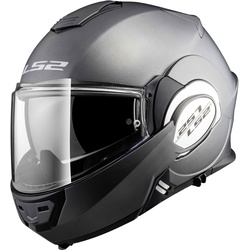 LS2 FF399 Valiant Single Mono Helm, zilver, XS