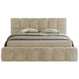 MKS Meble Boxbett mit Bettkasten ¦ creme ¦ Maße (cm): B: 154 H: 113