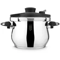 SERENK Schnellkochtopf Serenk 6L Edelstahl-Schnellkochtopf, spülmaschinengeeignet, Induktion