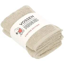 VOSSEN Sleepy Snoopy Handtuchset 30 x 50 cm beige 2 St.