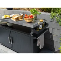 Primaster Grillwagen 153 x 90 cm ABS schwarz