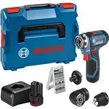 Bosch Professional Akku-Bohrschrauber GSR 12V-15 FC mit 2 Akkus