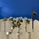 Buri LED Solar-Lichterkette Ilex Stechpalme Girlande Weihnachtsdeko Balkondeko