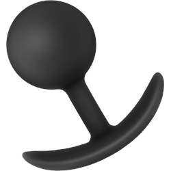 Anal Adventures - Vibra Plug, 8,9 cm, schwarz